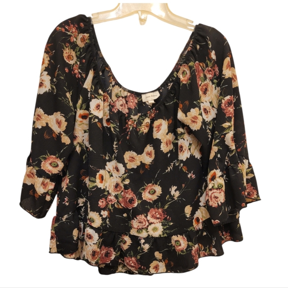 Anthropologie Free Kisses Floral Blouse
